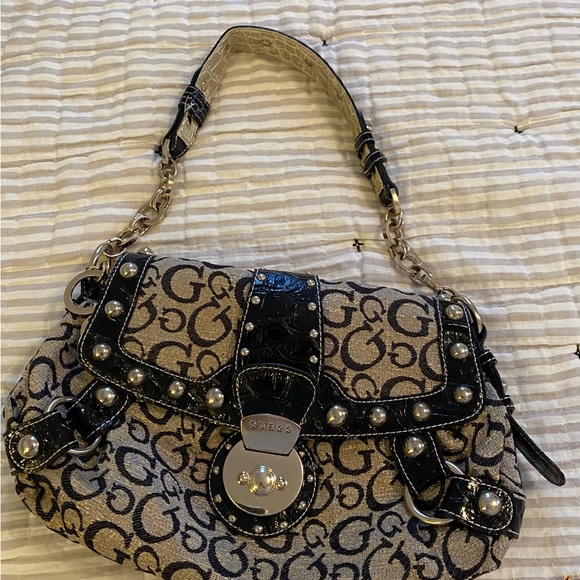 Guess Bags Vintage Guess Logo Purse Poshmark